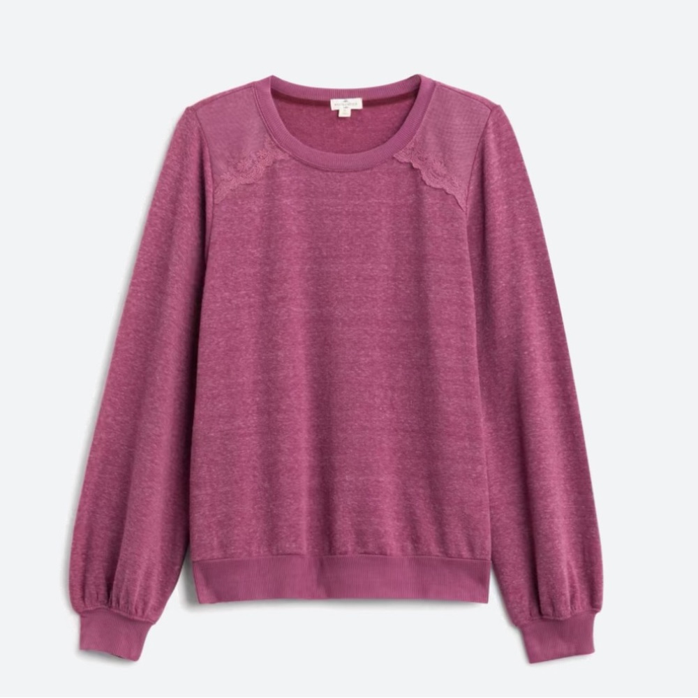 Crochet Detail Knit Top